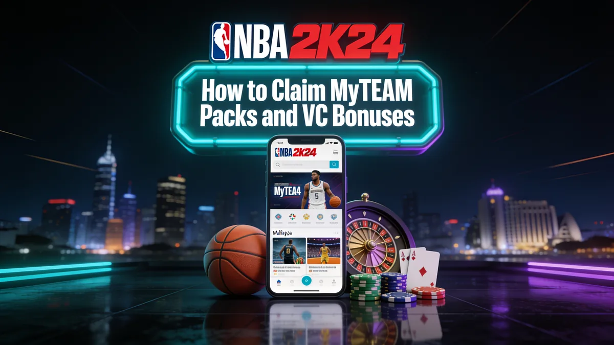 nba 2k24 in the Philippines — How to Claim MyTEAM Packs and VC Bonuses